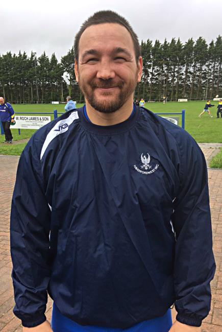 Terry Lovell - tremendous work-rate for Haverfordwest